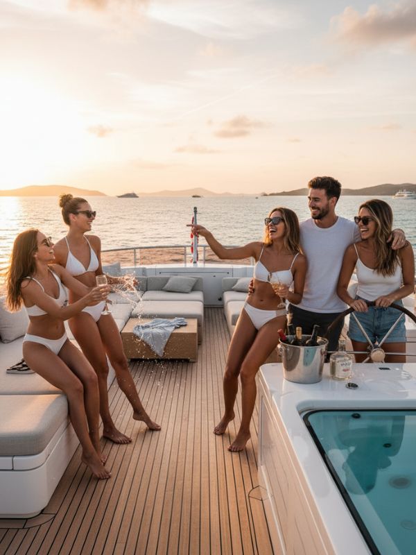 80ft luxury yacht charter (VIP PARTY)