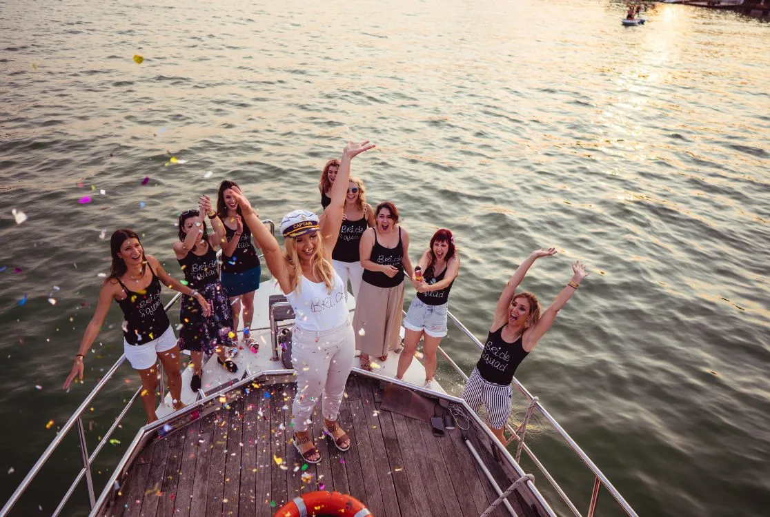 Celebrate your bachelorette party on a private luxury yacht in Miami.